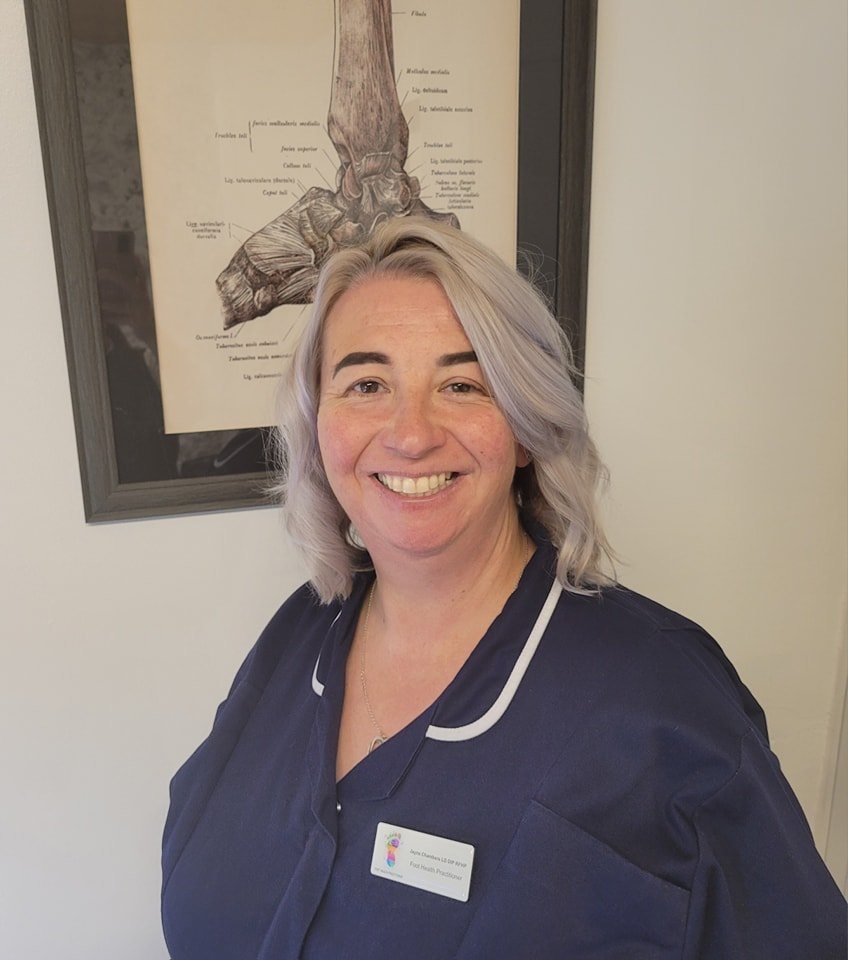 Jayne — the foot health practitioner at The Foot Chamber